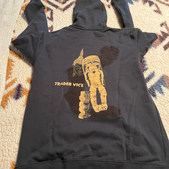 Trader Vic's TIKI HOODIE (PULL OVER) - Size M - Picture 6 of 7